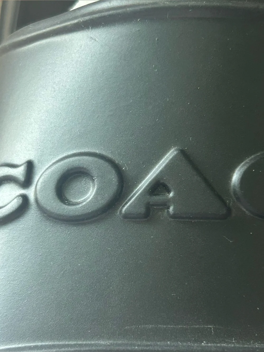 Coach Jesse Slide Sandals Black EVA Logo Men's Size 11